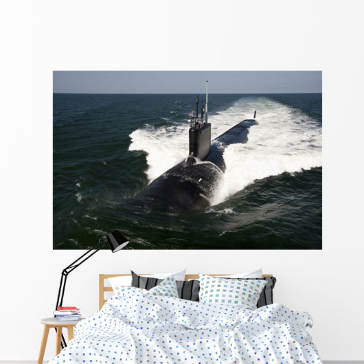 Virginia-class Attack Submarine Uss Wall Decal
