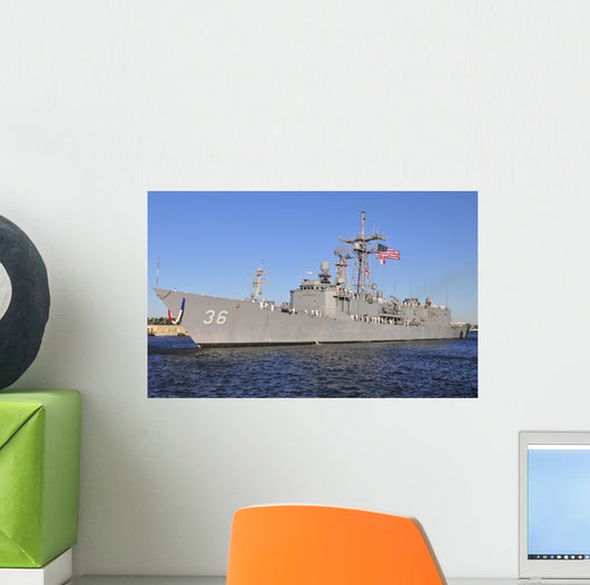 Guided-missile Frigate Uss Underwood Wall Decal