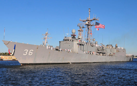 Guided-missile Frigate Uss Underwood Wall Decal