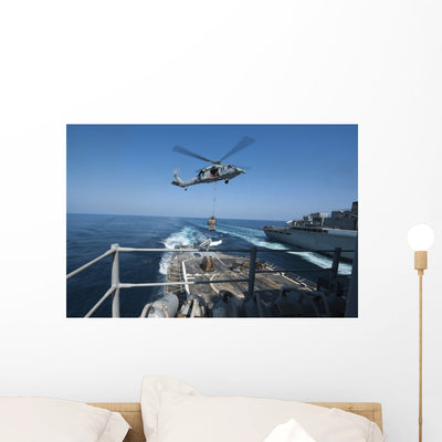 Mh-60s Sea Hawk Brings Wall Decal shown on a wall