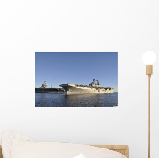Uss Bataan Arrives Naval Wall Decal Design 5