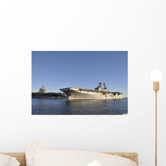 Uss Bataan Arrives Naval Wall Decal Design 5