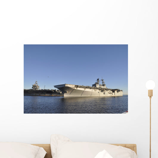 Uss Bataan Arrives Naval Wall Decal Design 5