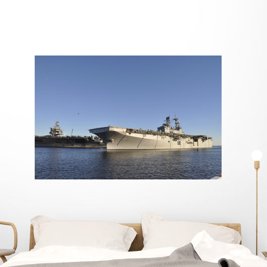 Uss Bataan Arrives Naval Wall Decal Design 5
