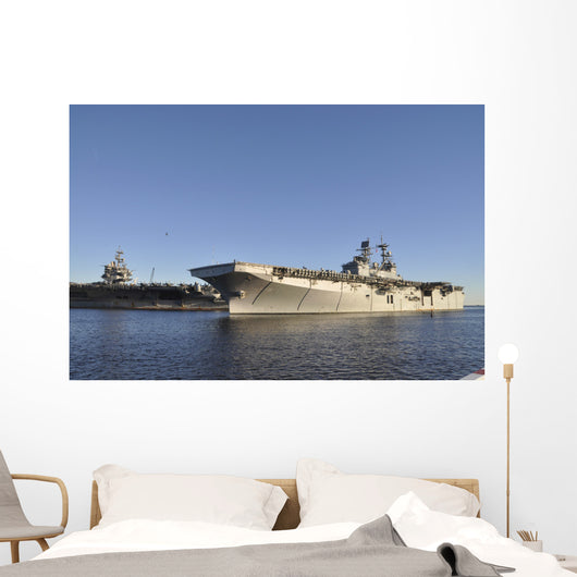 Uss Bataan Arrives Naval Wall Decal Design 5
