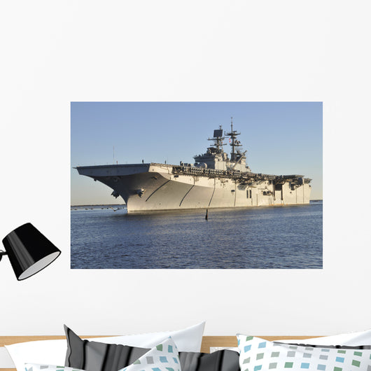 Uss Bataan Arrives Naval Wall Decal Design 4