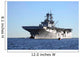 Uss Bataan Arrives Naval Wall Decal Design 3