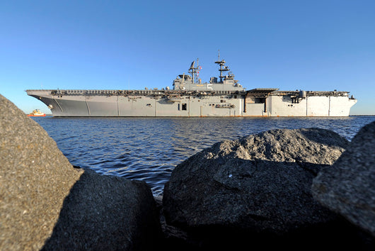 Uss Bataan Arrives Naval Wall Decal Design 1