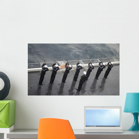 Sailors Fire 21-gun Salute Wall Decal