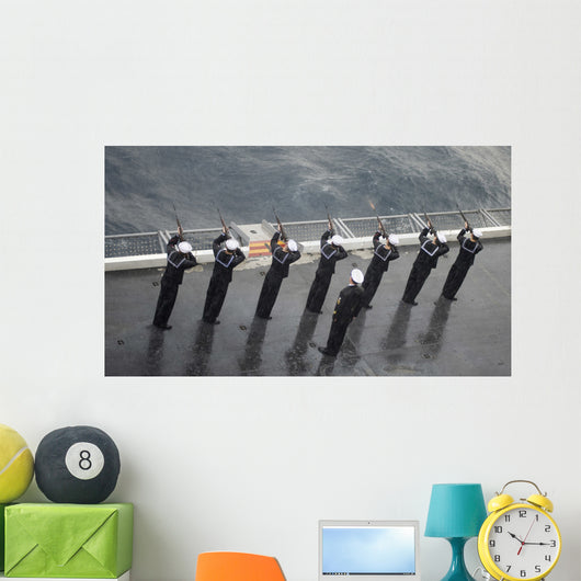 Sailors Fire 21-gun Salute Wall Decal