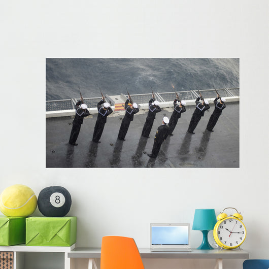 Sailors Fire 21-gun Salute Wall Decal