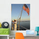 Sailors Salute National Ensign Wall Decal