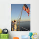 Sailors Salute National Ensign Wall Decal