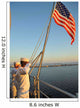 Sailors Salute National Ensign Wall Decal