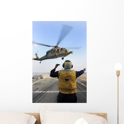 Boatswains S Mate Directs Wall Decal shown on a wall