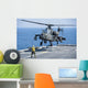 Army Ah-64d Apache Helicopter Wall Decal Design 3