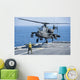 Army Ah-64d Apache Helicopter Wall Decal Design 3