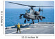 Army Ah-64d Apache Helicopter Wall Decal Design 3