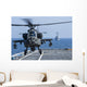 Army Ah-64d Apache Helicopter Wall Decal Design 1