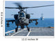 Army Ah-64d Apache Helicopter Wall Decal Design 1