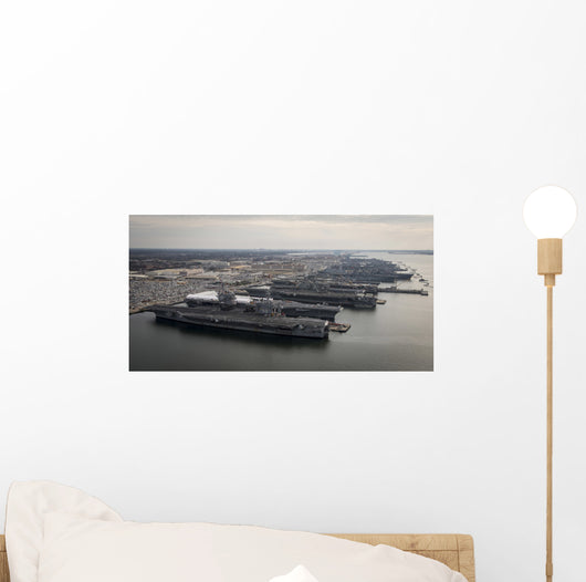 Aircraft Carriers Port Naval Wall Decal Design 3