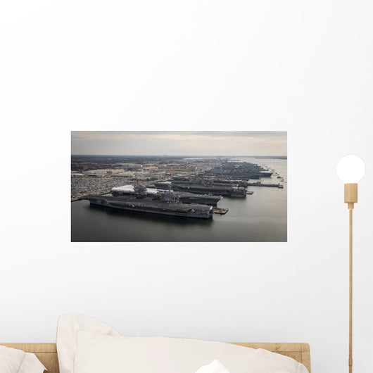 Aircraft Carriers Port Naval Wall Decal Design 3