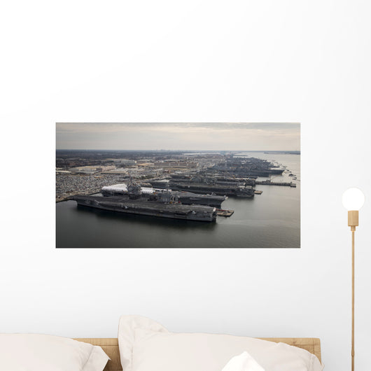 Aircraft Carriers Port Naval Wall Decal Design 3