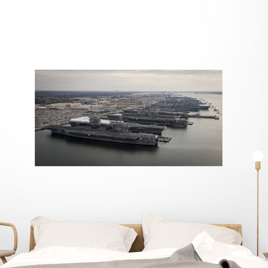Aircraft Carriers Port Naval Wall Decal Design 3