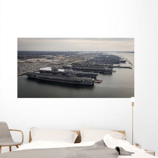 Aircraft Carriers Port Naval Wall Decal Design 3