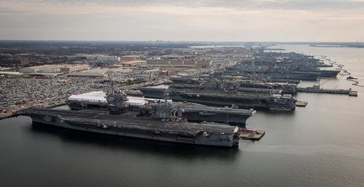 Aircraft Carriers Port Naval Wall Decal Design 3