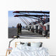 Marines Stand Next to Wall Decal