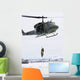 Student Is Hoisted into Wall Decal