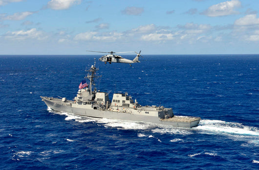 Guided-missile Destroyer Uss William Wall Decal Design 1