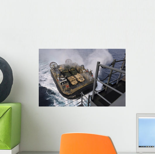 Landing Craft Air Cushion Wall Decal Design 1