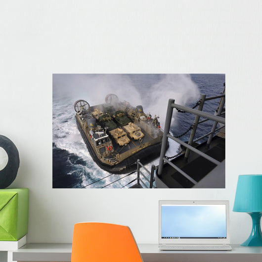 Landing Craft Air Cushion Wall Decal Design 1