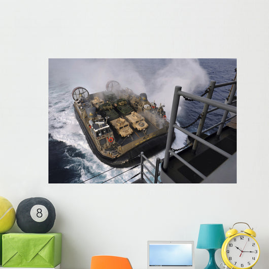 Landing Craft Air Cushion Wall Decal Design 1