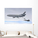 Kc-10 Extender Refuels F-22 Wall Decal