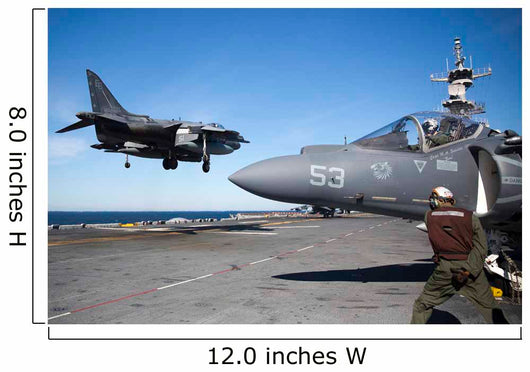 Av-8b Harrier Lands Flight Wall Decal