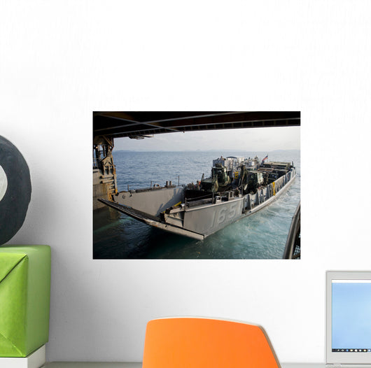 Landing Craft Utility Departs Wall Decal