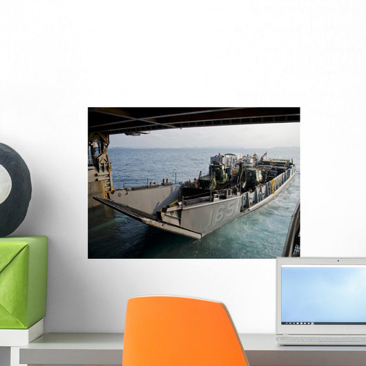 Landing Craft Utility Departs Wall Decal