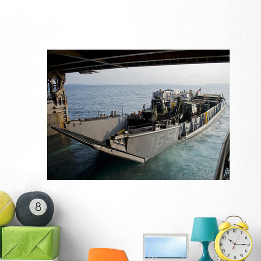 Landing Craft Utility Departs Wall Decal