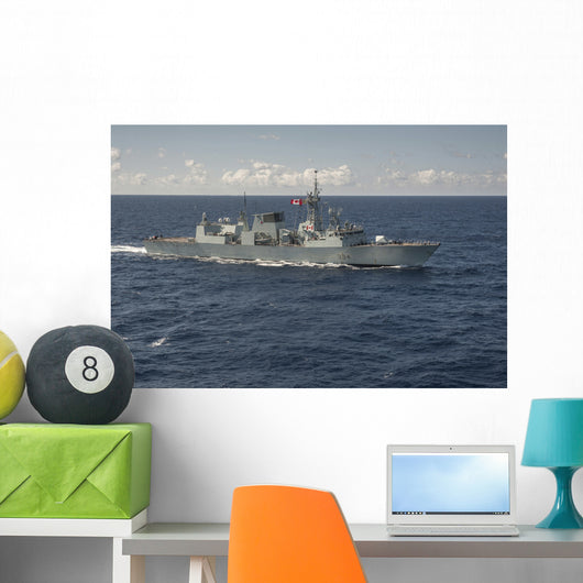 Canadian Frigate Hmcs Regina Wall Decal
