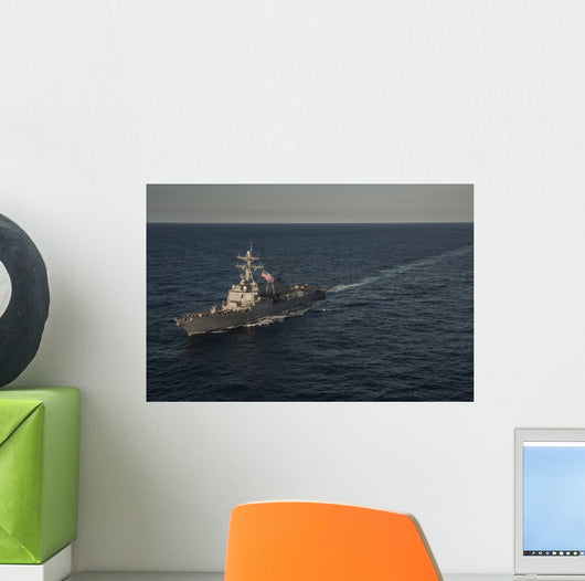 Sailors Man Rails Uss Wall Decal Design 1