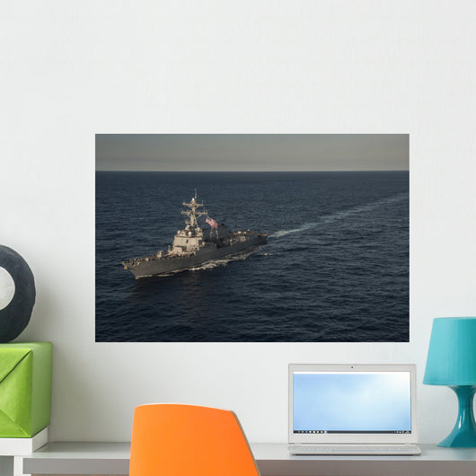 Sailors Man Rails Uss Wall Decal Design 1