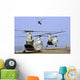 Ch-46e Sea Knight Helicopters Wall Decal