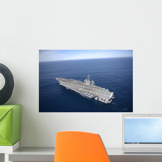 Aircraft Carrier Uss Carl Wall Decal Design 2