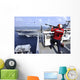 Airman Fires Shot Line Wall Decal