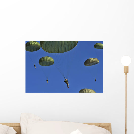 Us Army Paratroopers Participate Wall Decal