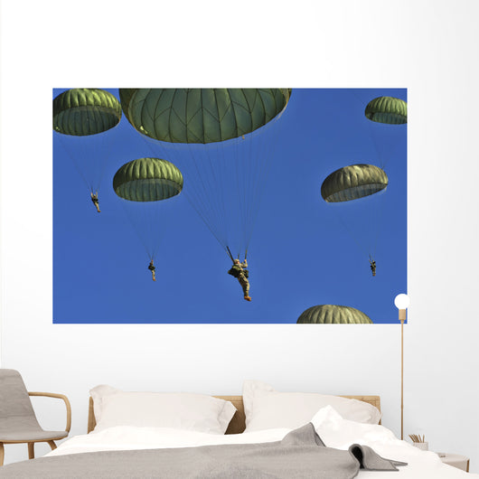 Us Army Paratroopers Participate Wall Decal