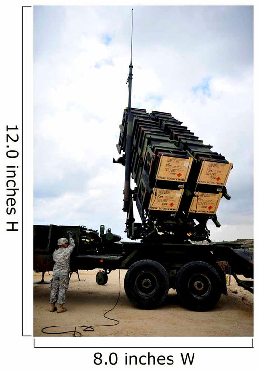 Us Soldier Prepares Equipment Wall Decal